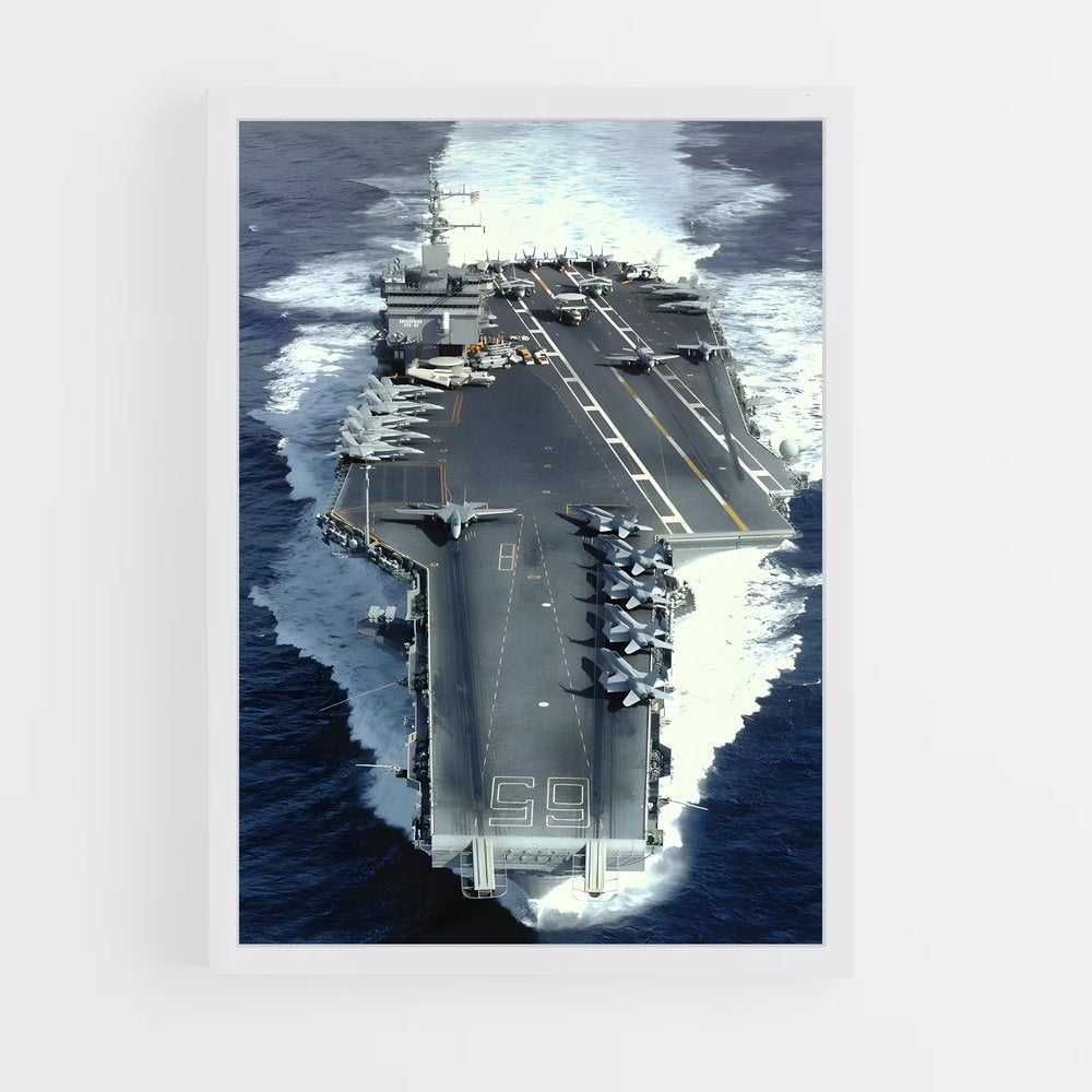 ap-uss enterprise-1 cadre Blanc