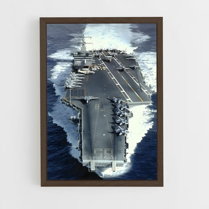 ap-uss enterprise-1 cadre Bois foncé