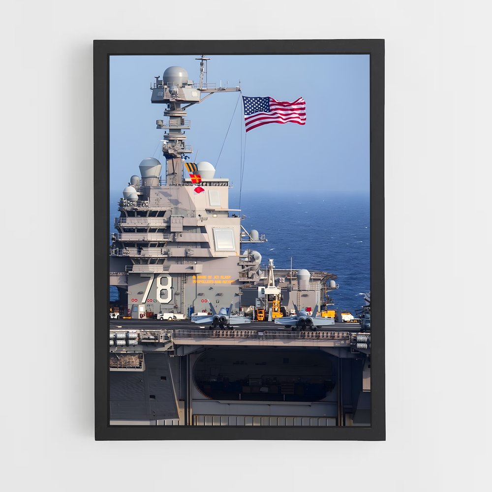 ap-uss gerald r ford-2 cadre Noir