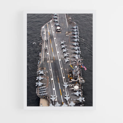 ap-uss gerald r ford-3 cadre Blanc