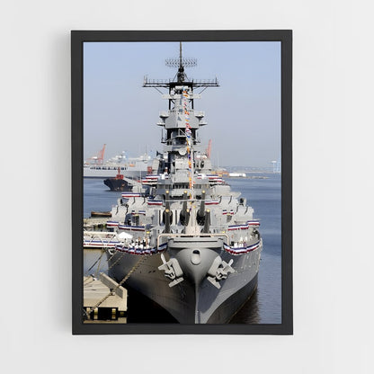 ap-uss iowa-3 cadre Noir