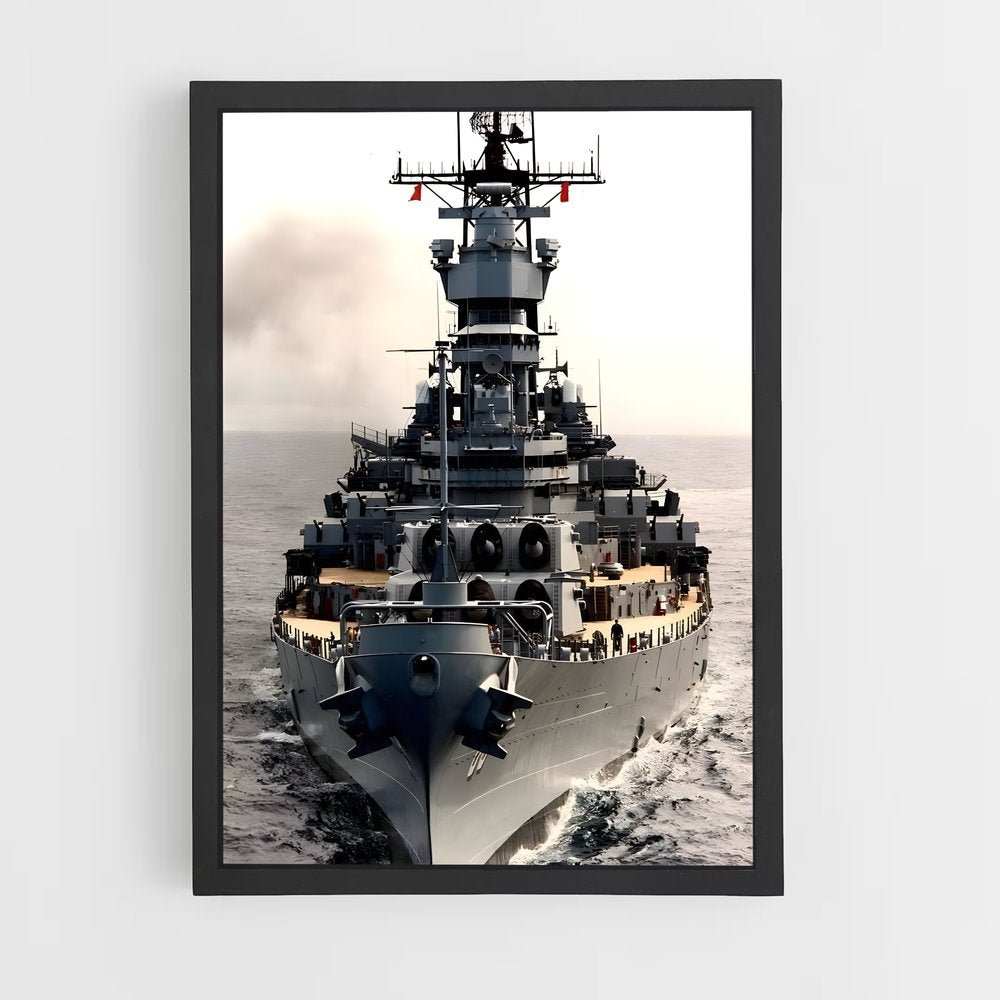 ap-uss missouri-1 cadre Noir