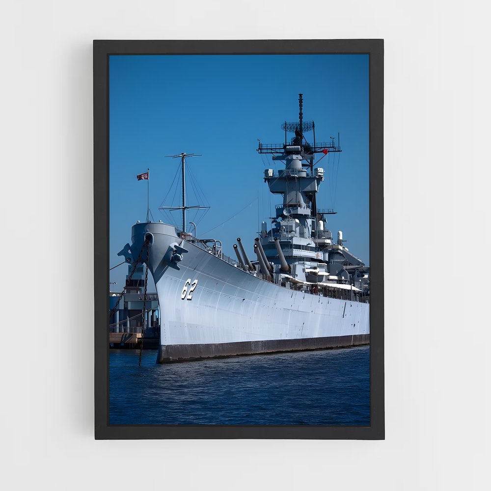 ap-uss new jersey-1 cadre Noir