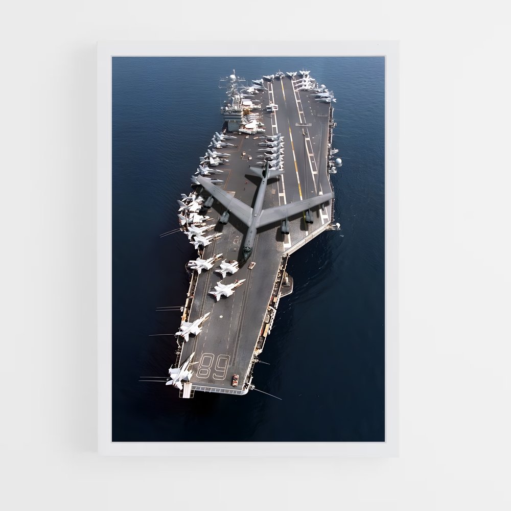 ap-uss nimitz-1 cadre Blanc