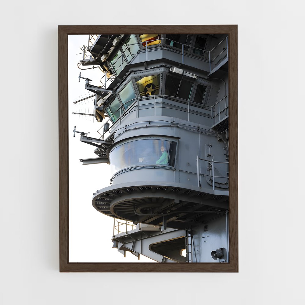 ap-uss nimitz-2 cadre Bois foncé