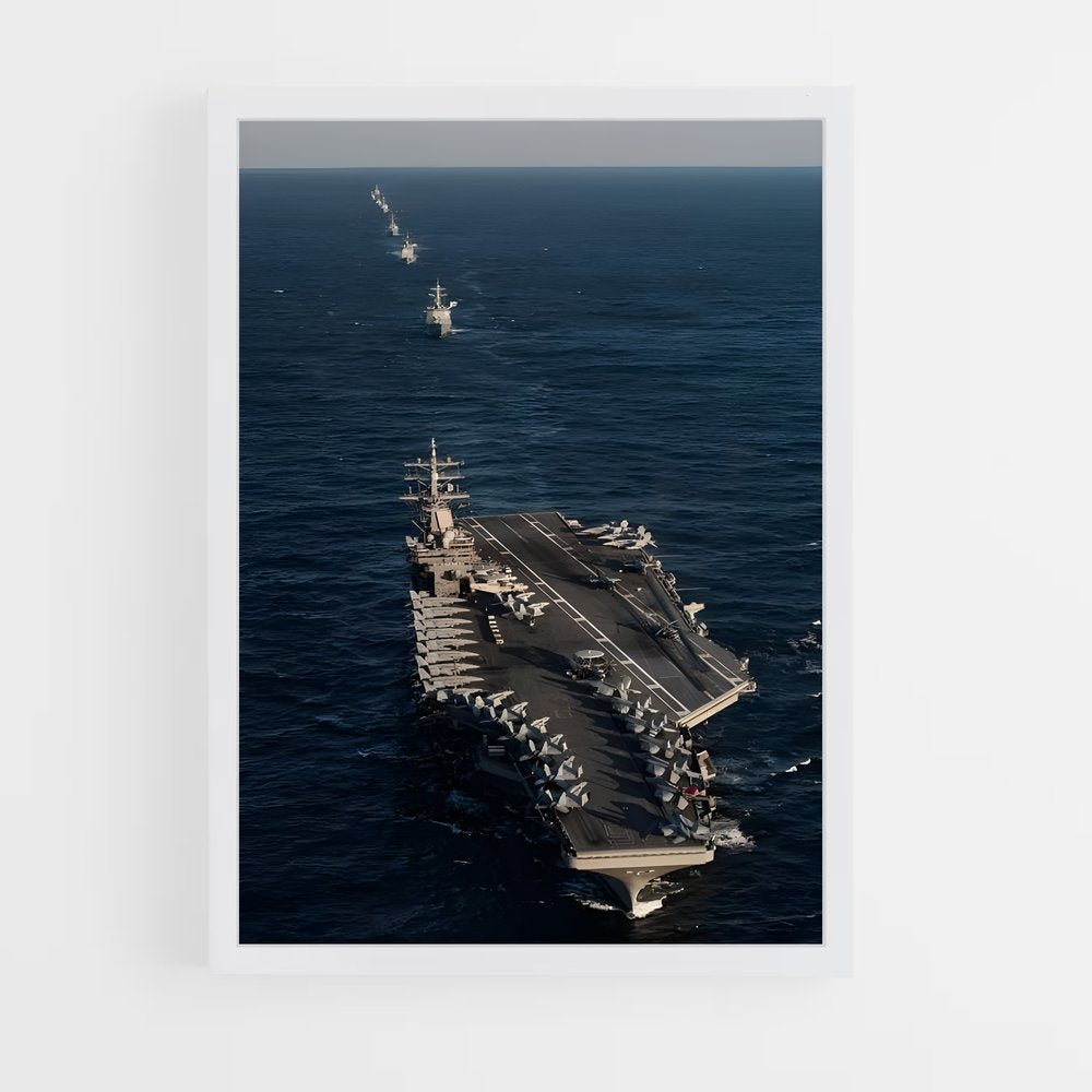 ap-uss ronald reagan-3 cadre Blanc