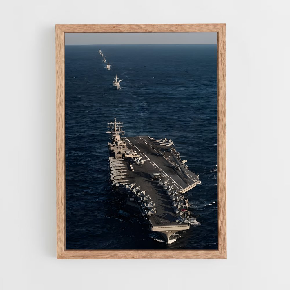 ap-uss ronald reagan-3 cadre Bois clair