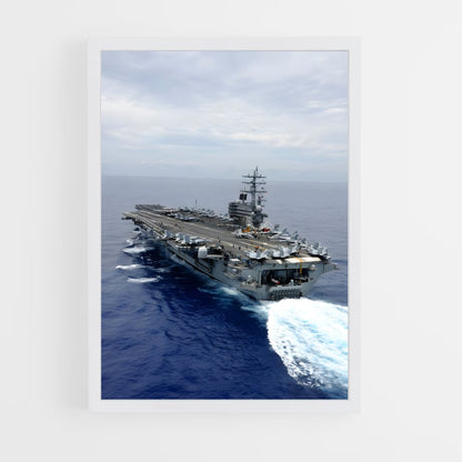 ap-uss ronald reagan-4 cadre Blanc