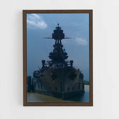 ap-uss texas-3 cadre Bois foncé