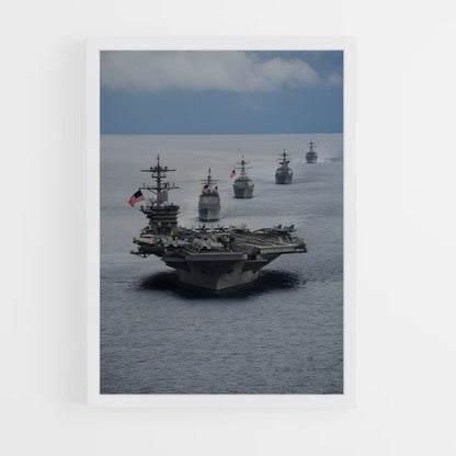ap-uss theodore roosevelt-1 cadre Blanc