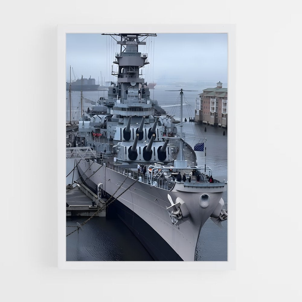 ap-uss wisconsin-2 cadre Blanc