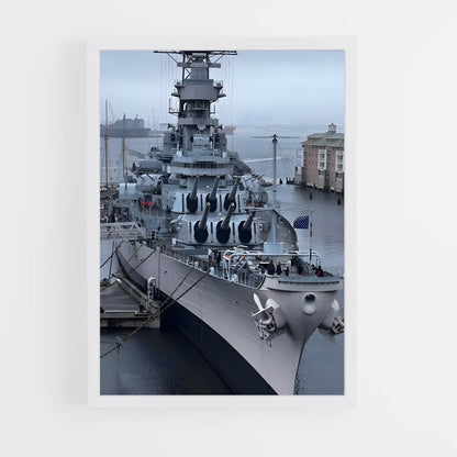ap-uss wisconsin-2 cadre Blanc