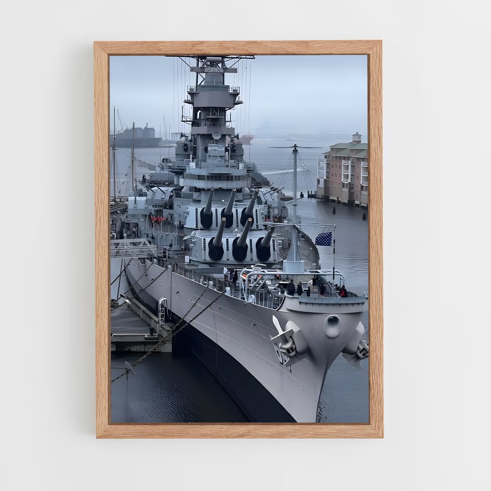 ap-uss wisconsin-2 cadre Bois clair
