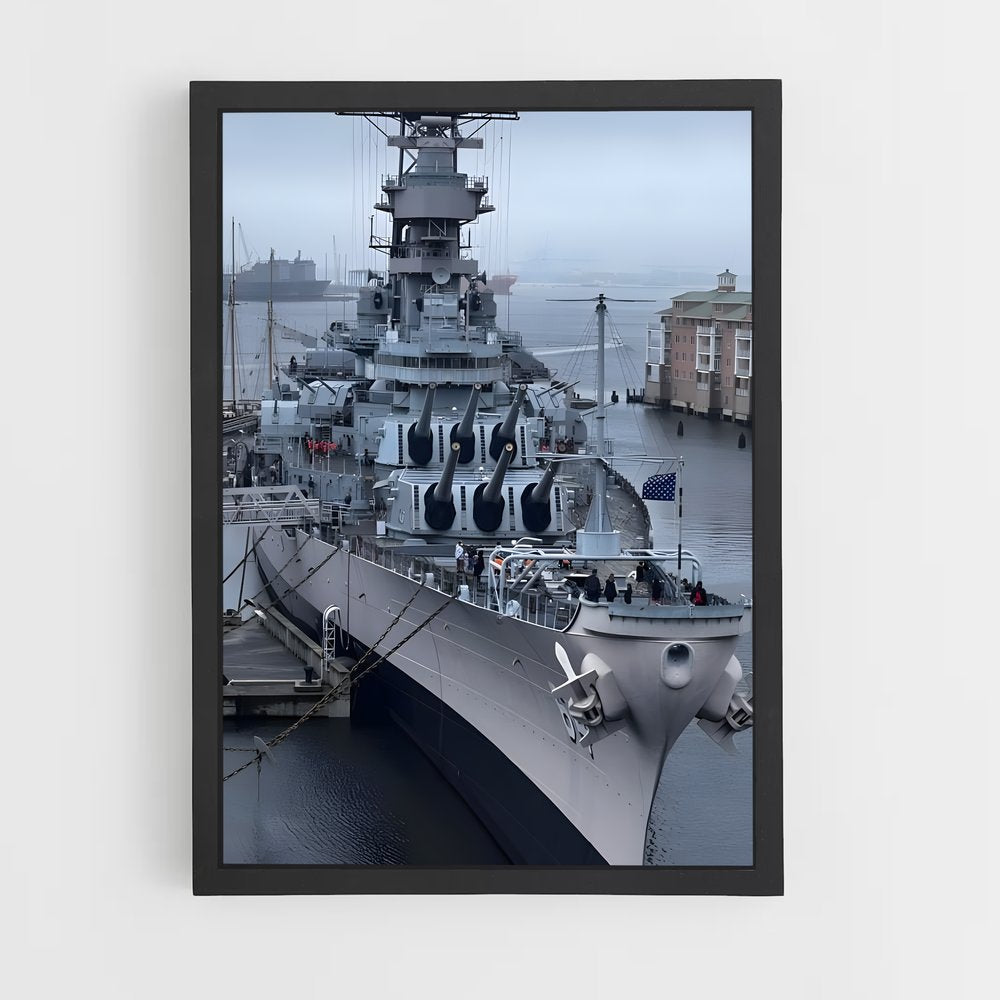 ap-uss wisconsin-2 cadre Noir