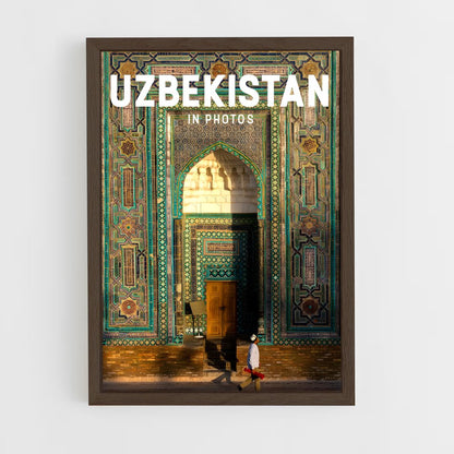 ap-uzbekistan-7 cadre Bois foncé