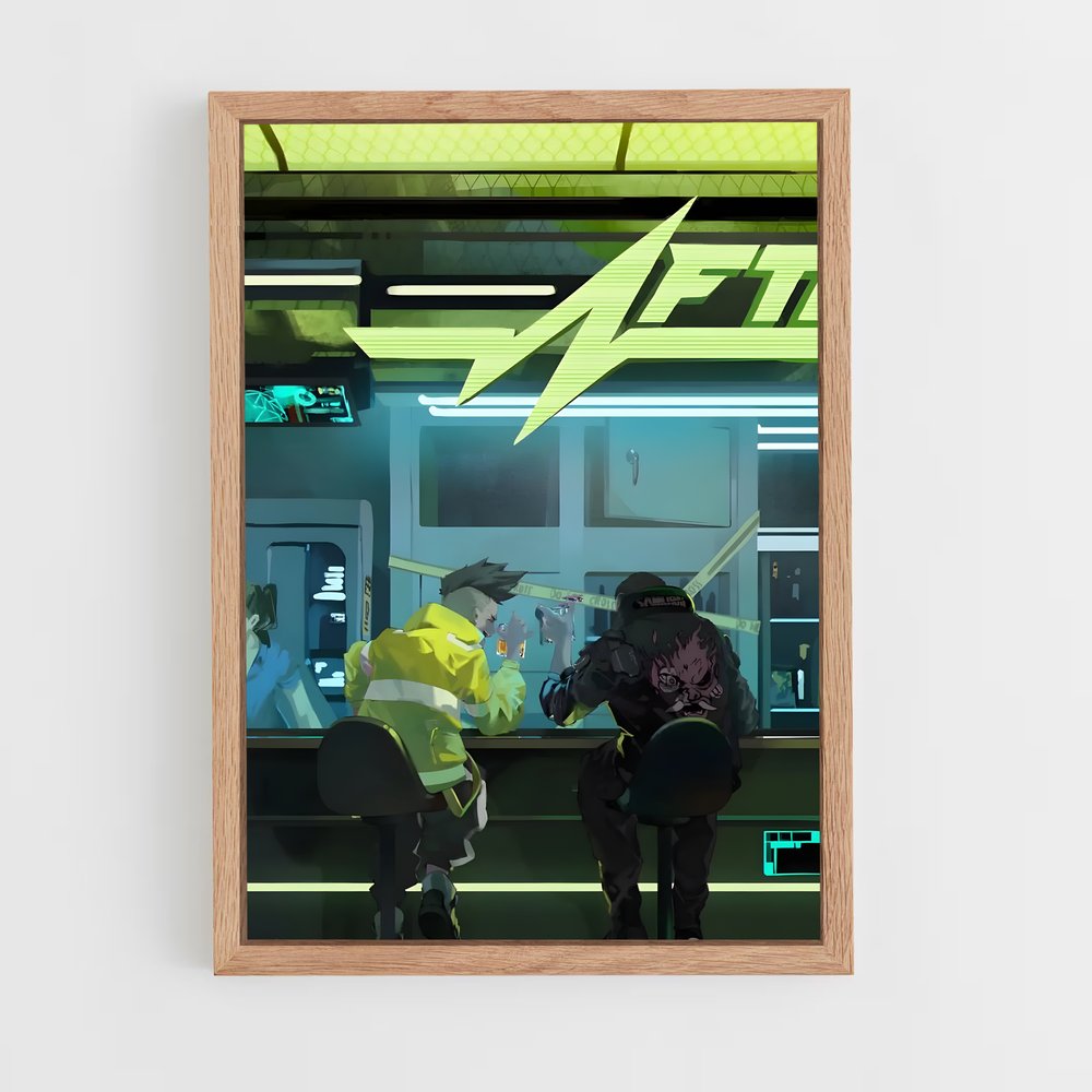 ap-v cyberpunk-2 cadre Bois clair