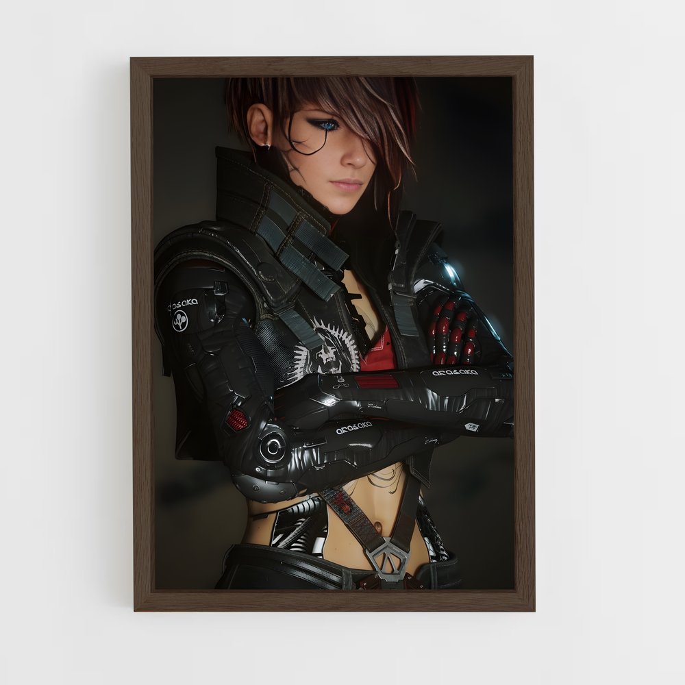 ap-v cyberpunk-3 cadre Bois foncé