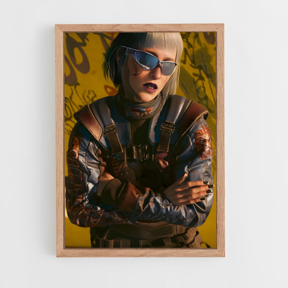ap-v cyberpunk-6 cadre Bois clair
