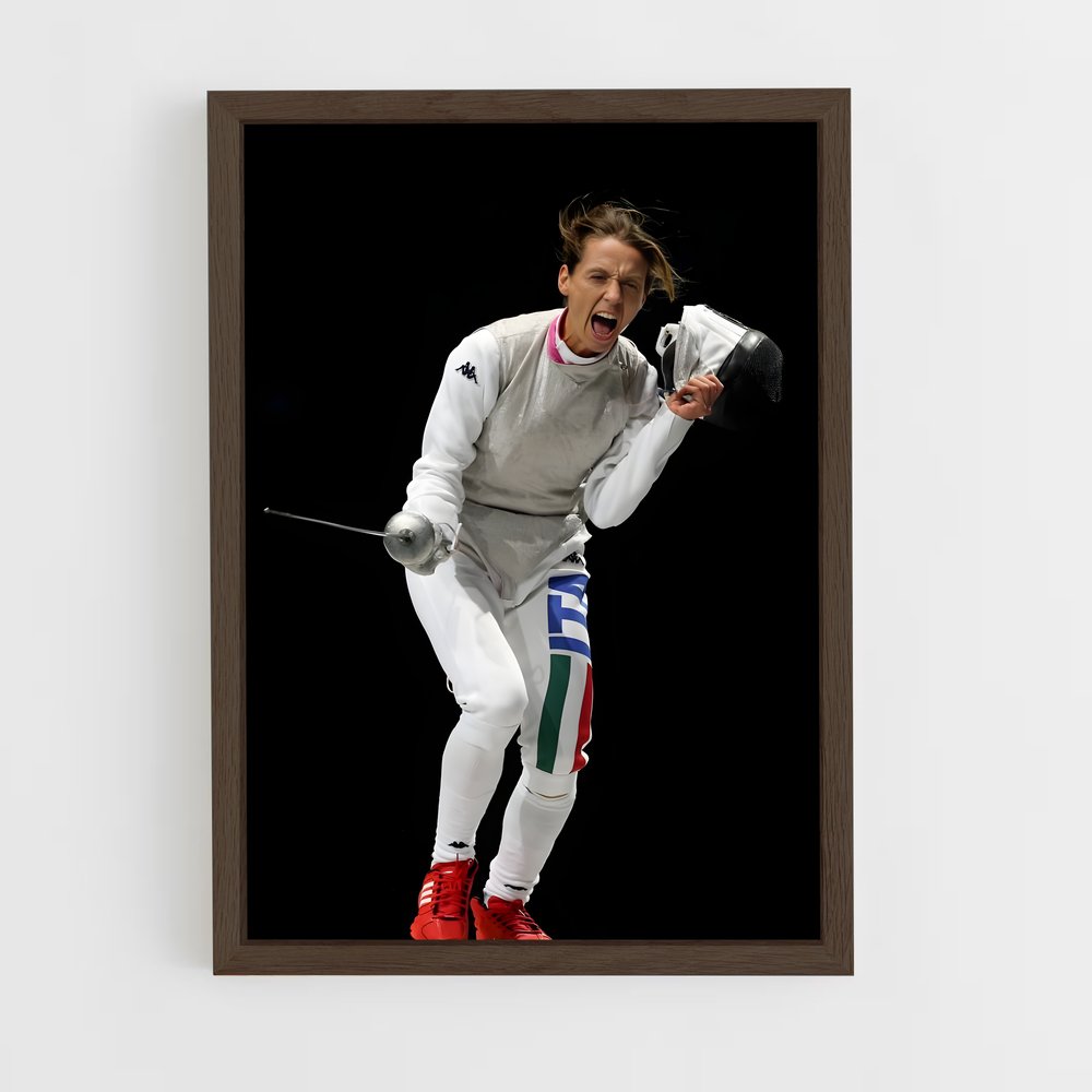 ap-valentina vezzali-1 cadre Bois foncé