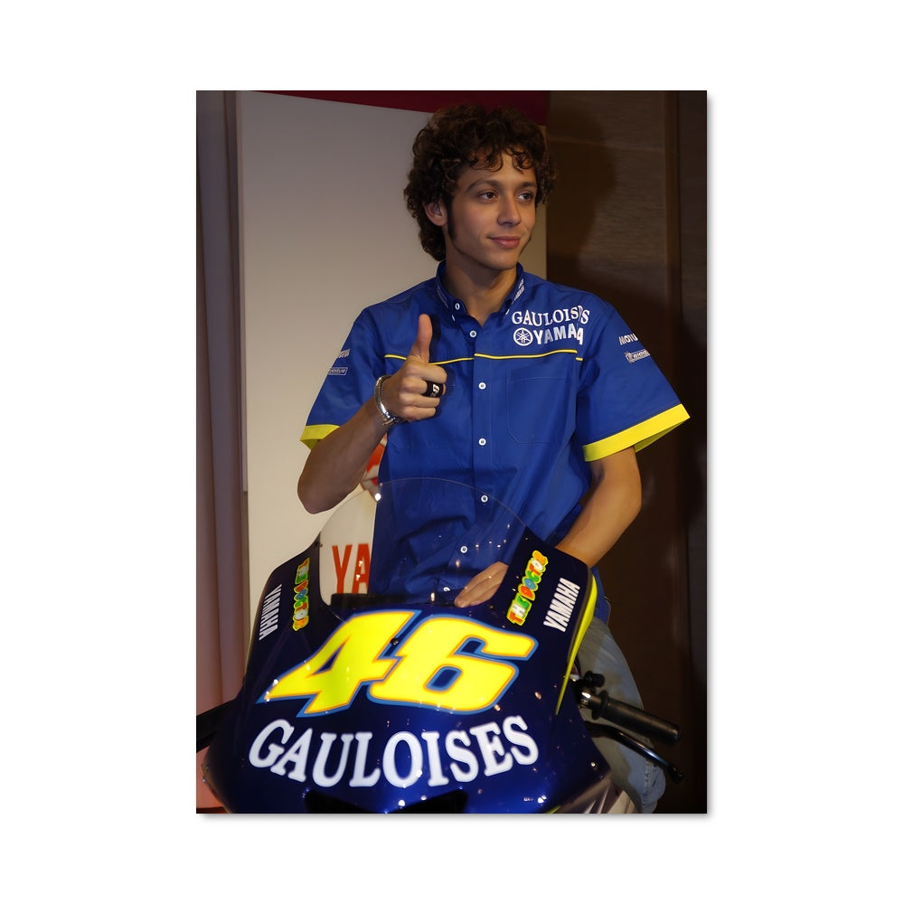Poster Valentino en Bleu