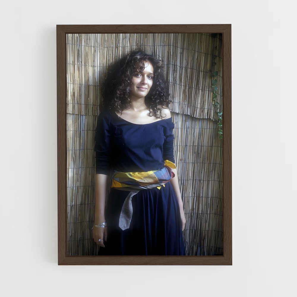 ap-valeria golino-5 cadre Bois foncé