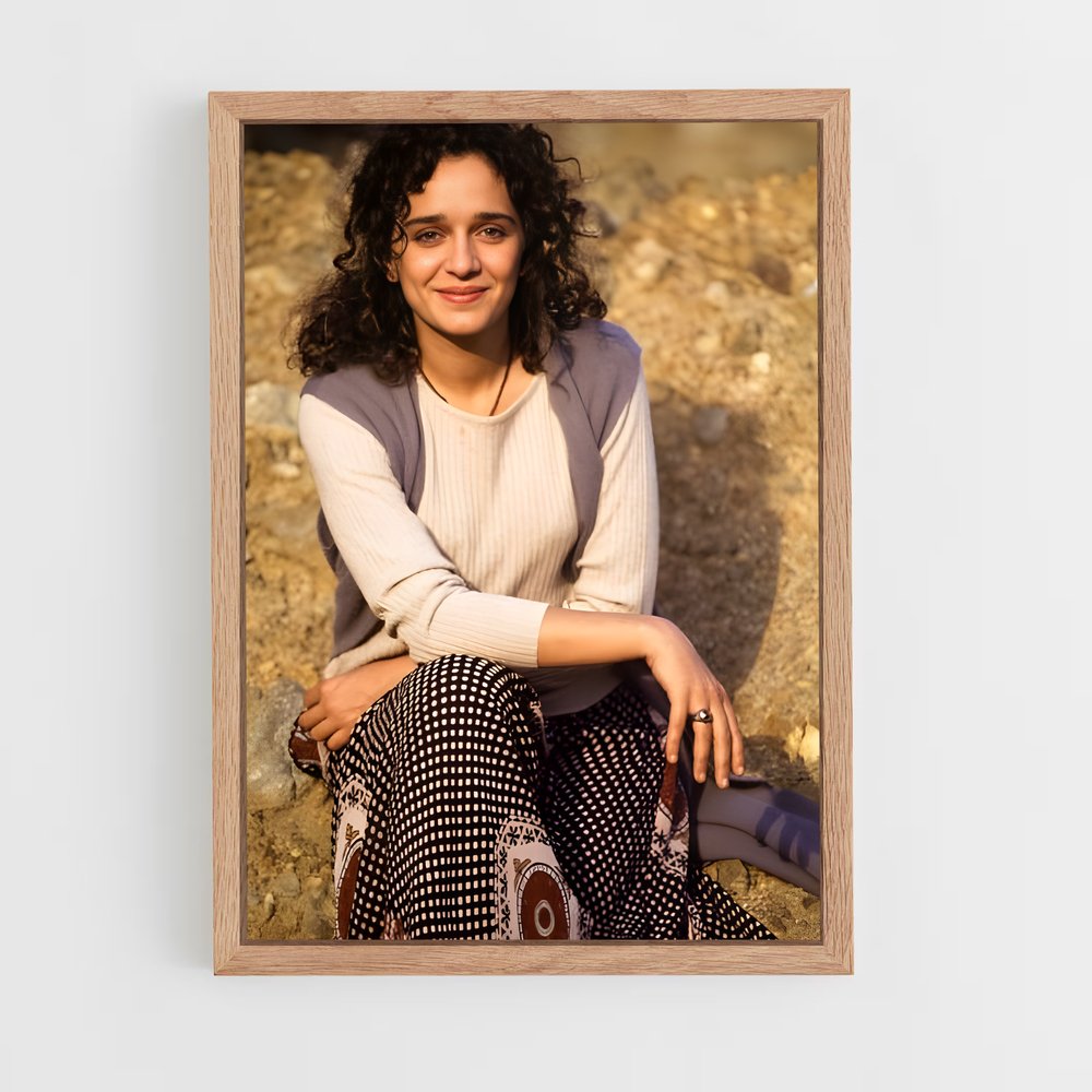 ap-valeria golino-9 cadre Bois clair