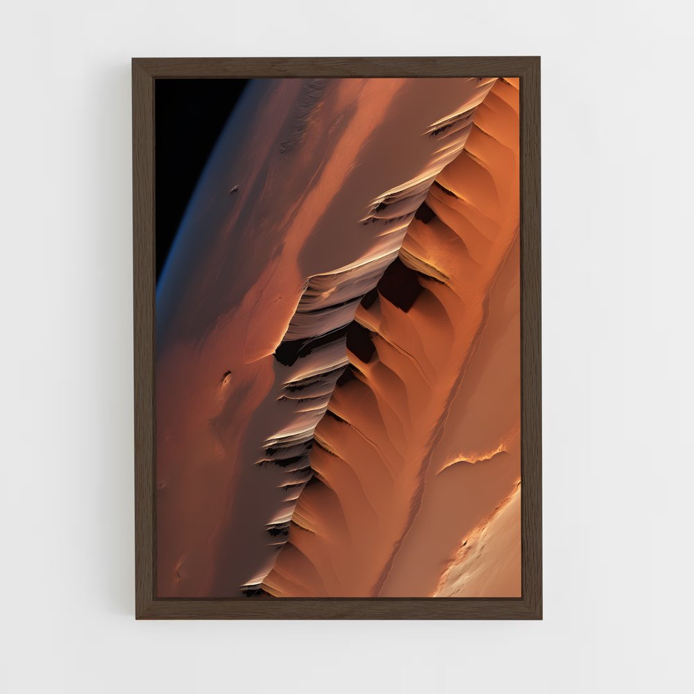 ap-valles marineris-10 cadre Bois foncé