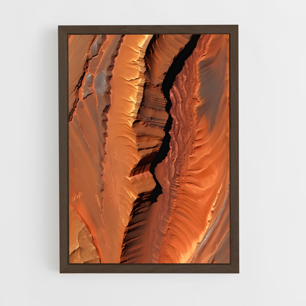ap-valles marineris-12 cadre Bois foncé