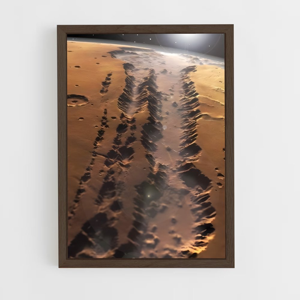 ap-valles marineris-5 cadre Bois foncé