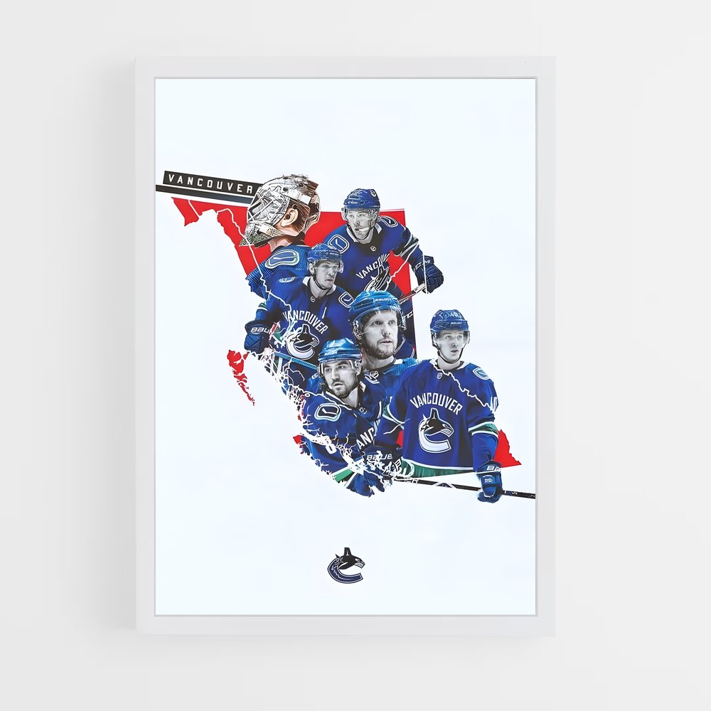ap-vancouver canucks-12 cadre Blanc