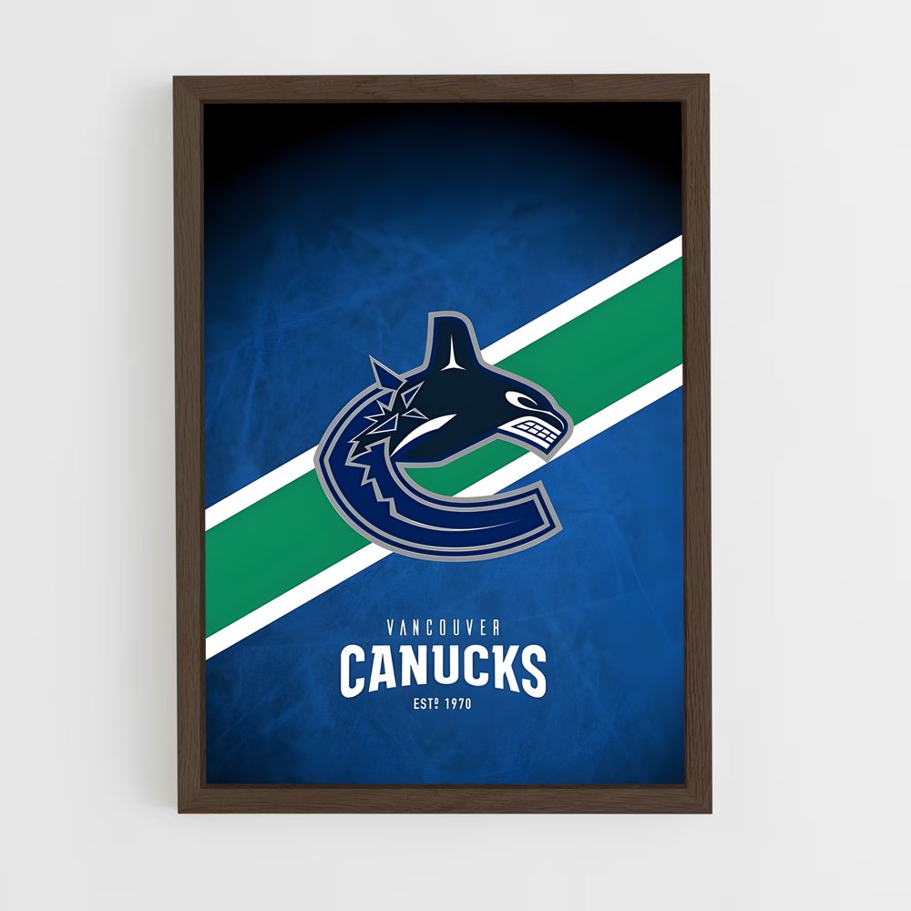 ap-vancouver canucks-2 cadre Bois foncé