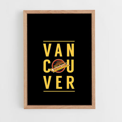 ap-vancouver canucks-8 cadre Bois clair