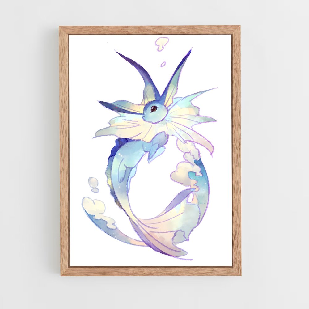 ap-vaporeon-2 cadre Bois clair