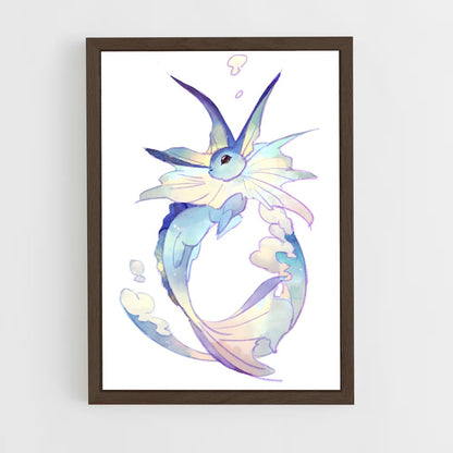 ap-vaporeon-2 cadre Bois foncé