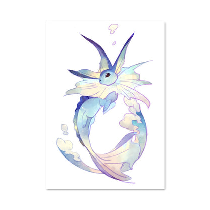 Poster L'Oiseau Aqua