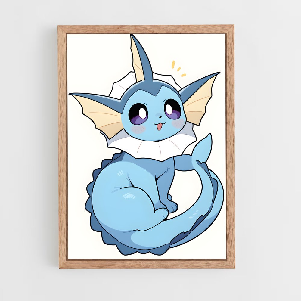 ap-vaporeon-3 cadre Bois clair