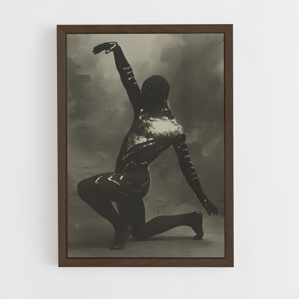 ap-vaslav nijinsky-12 cadre Bois foncé