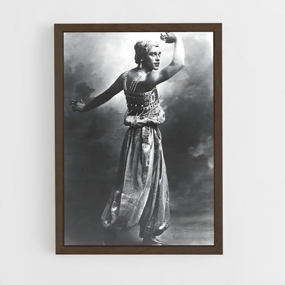 ap-vaslav nijinsky-6 cadre Bois foncé