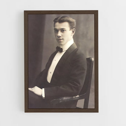 ap-vaslav nijinsky-8 cadre Bois foncé