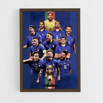 ap-vatican city national football team-4 cadre Bois foncé