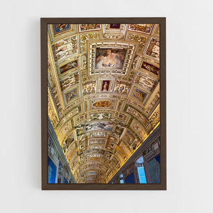 ap-vatican museums-2 cadre Bois foncé