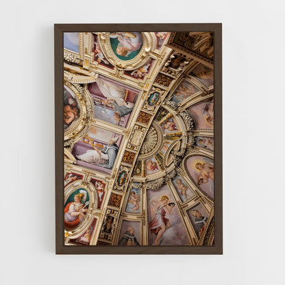 ap-vatican museums-4 cadre Bois foncé