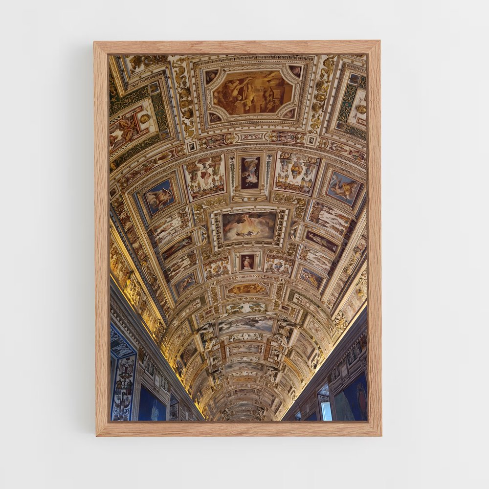 ap-vatican museums-6 cadre Bois clair