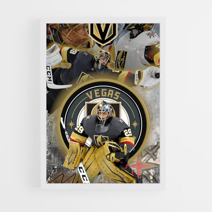 ap-vegas golden knights-3 cadre Blanc