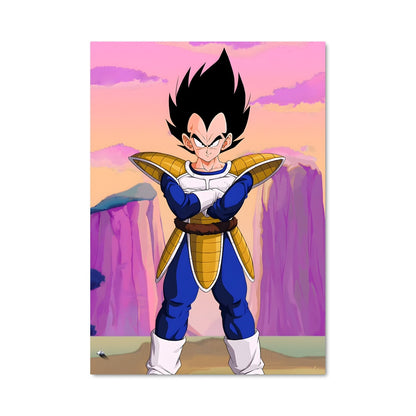Poster Vegeta en Action