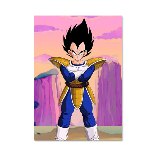 Poster Vegeta en Action