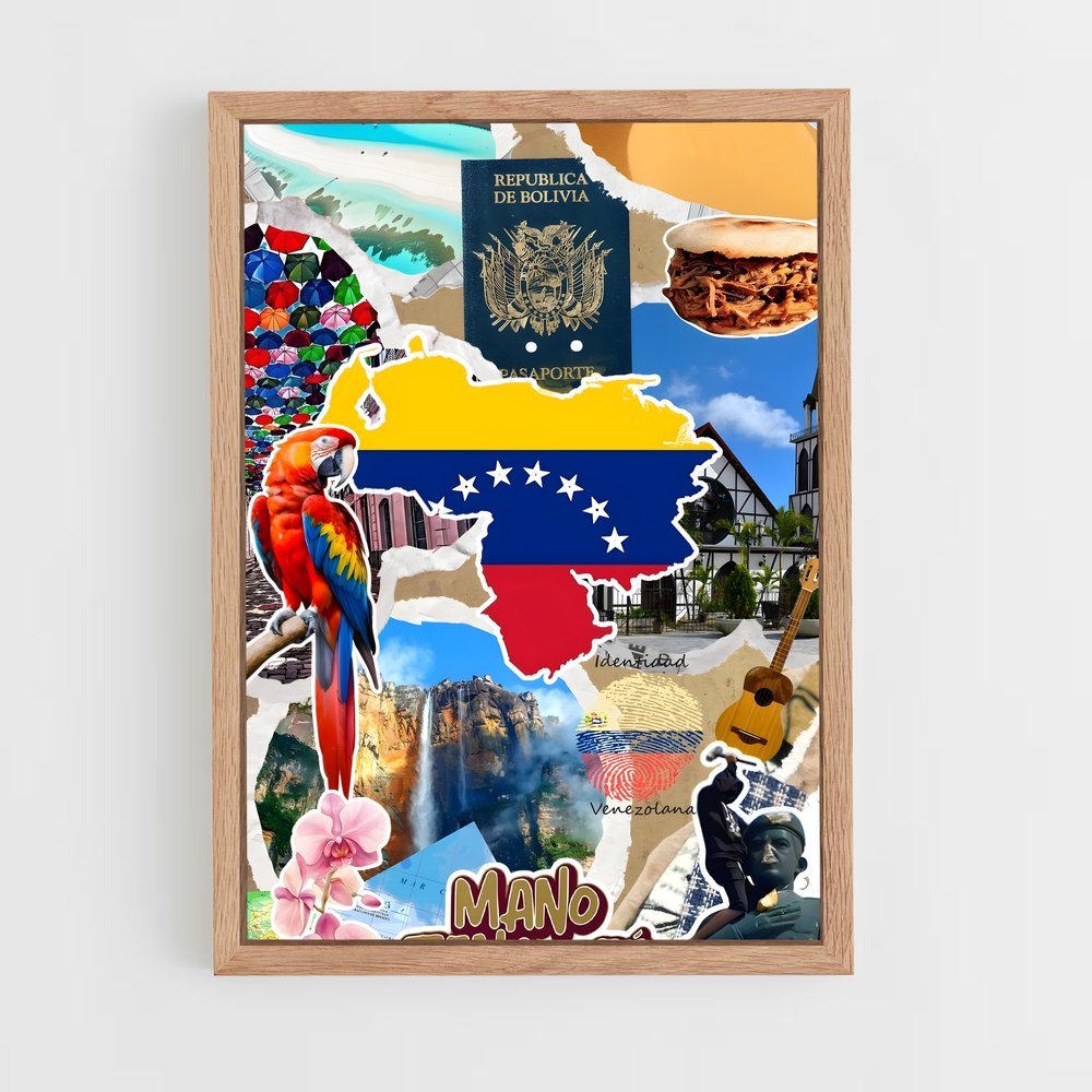 ap-venezuela-12 cadre Bois clair