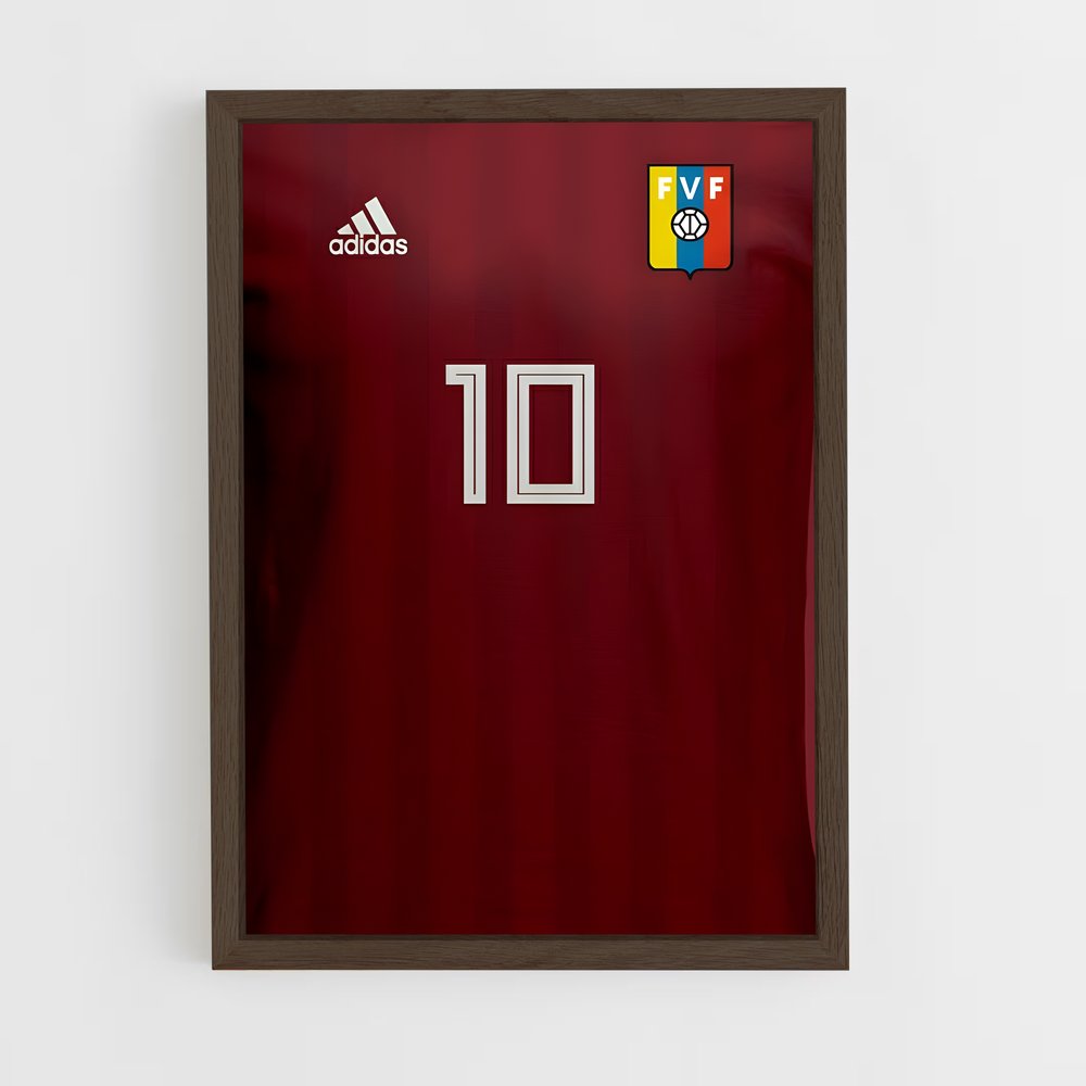 ap-venezuela national football team-1 cadre Bois foncé