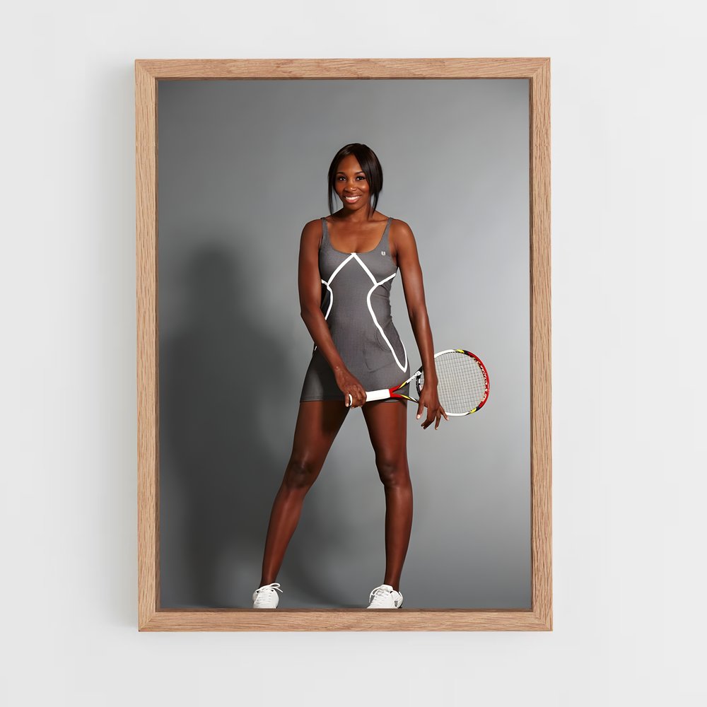ap-venus williams-5 cadre Bois clair