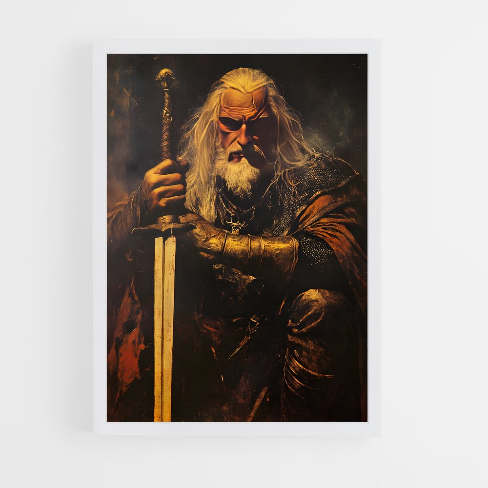 ap-vesemir kaer morhen-1 cadre Blanc
